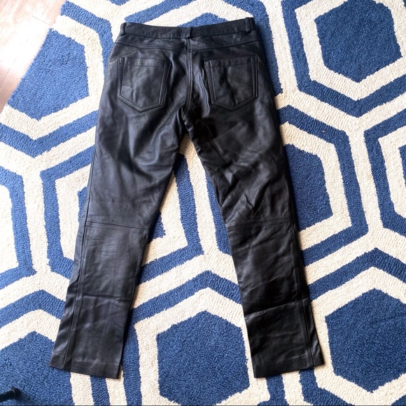 🖤 BLACK LEATHER PANTS! - Picture 9 of 11